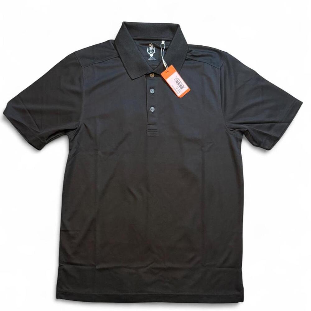 Cutter & Buck Golf Black Polo Shirt size small dimensions in the pictures Brand
